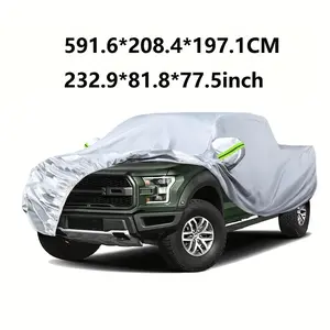 232 Inch Universal Fit All-Weather truck Cover- Waterproof, Breathable, UV, Snow, Wind Protection - Durable, Automobiles,waterproof full exterior cover,windproof strap