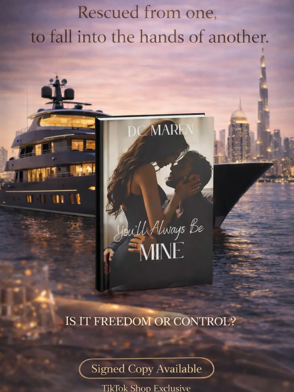 Signed "You'll Always Be Mine" Part 2 English Soft Cover Literature Book - Obsession-Themed Dark Romance with Explosive Chemistry, High-Stakes Suspense, Morally Gray Characters, Emotional Intensity, Spicy Read for Book Enthusiasts (Signed Copy)