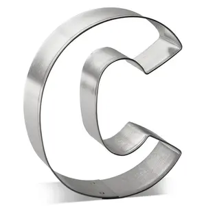 Letter C Cookie Cutter 3 3/8 in B0103