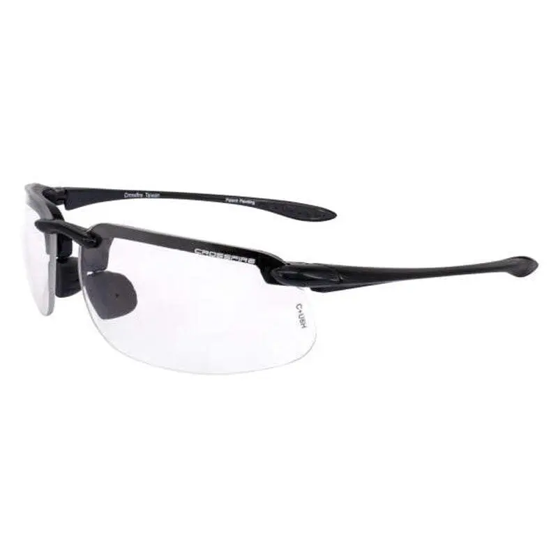 Crossfire ES4 Safety Glasses Pearl Gray with Clear Lenses