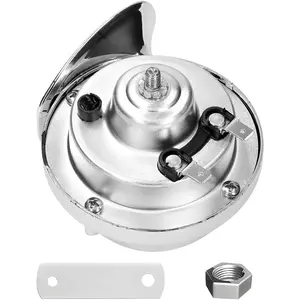 Super Loud Train Horn 12V Waterproof Electric Air Snail Horn High Low Tone for Truck Car Motorcycle Boat Universal Replacement Auto Accessories