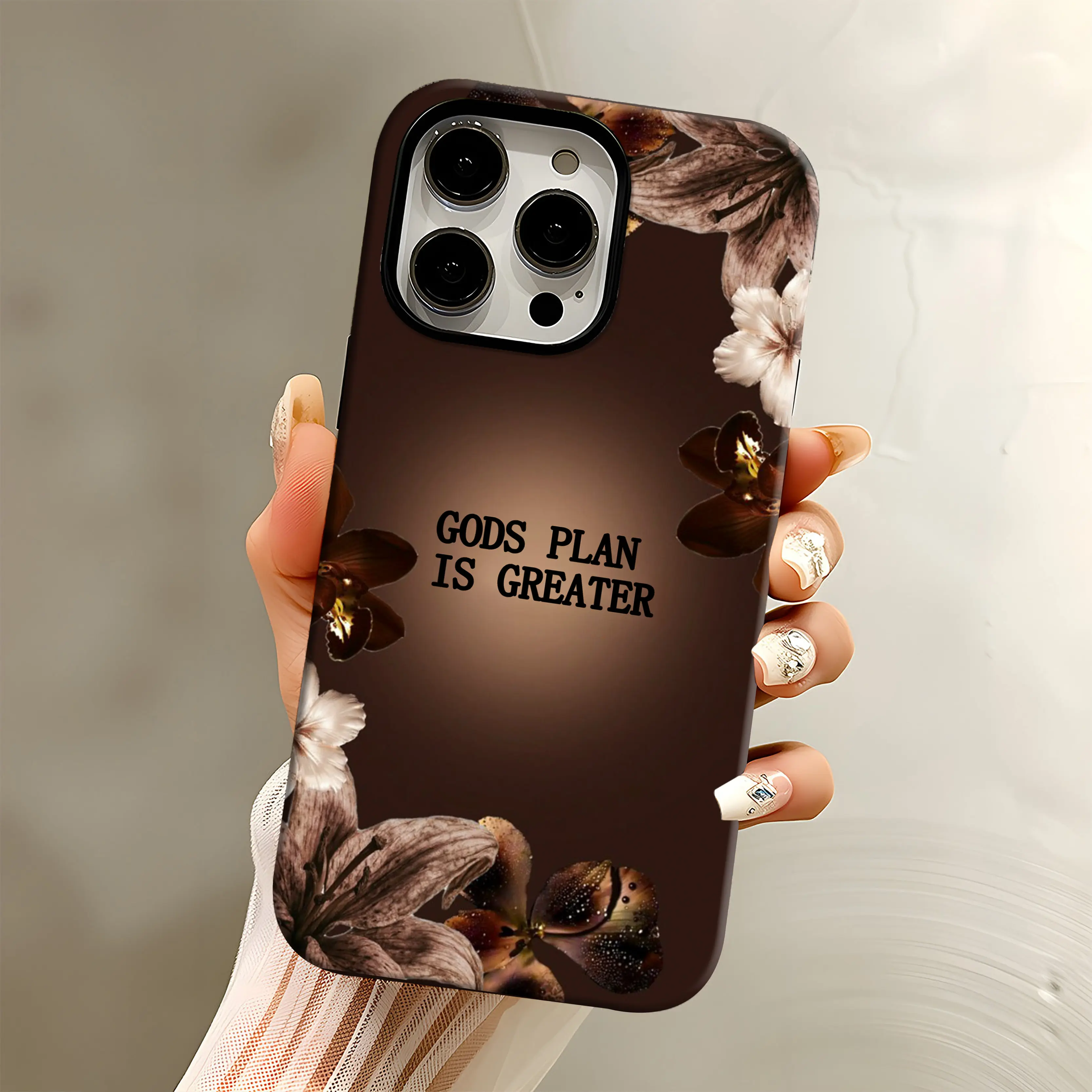 Gods Plan Design Phone Case for iPhone Samsung 17Pro Max Air 16 15Plus 14 13 12 11 XR XS Galaxy S25 S24 S23 S22 A71 A56 A55 A54 A53 A52, Two-in-one double-layer protection, Shockproof Drop, Protection Durable, Christian Gift for Everyone.JNW0046