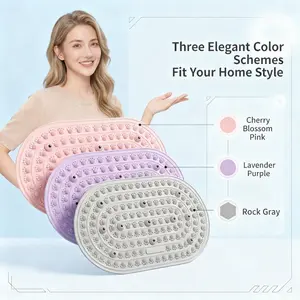 Elongated Silicone Massage Pad, Portable Foot Acupressure Board, Acupressure Tool, Promotes Circulation, Easy Clean, Essential for Home Fitness and Relaxation