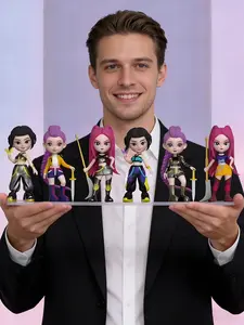 6pcs Female Doll Set Made of Durable PVC Material, Detailed Sculpture, Vibrant Paint, Precise Joint Actions, Top Quality Build