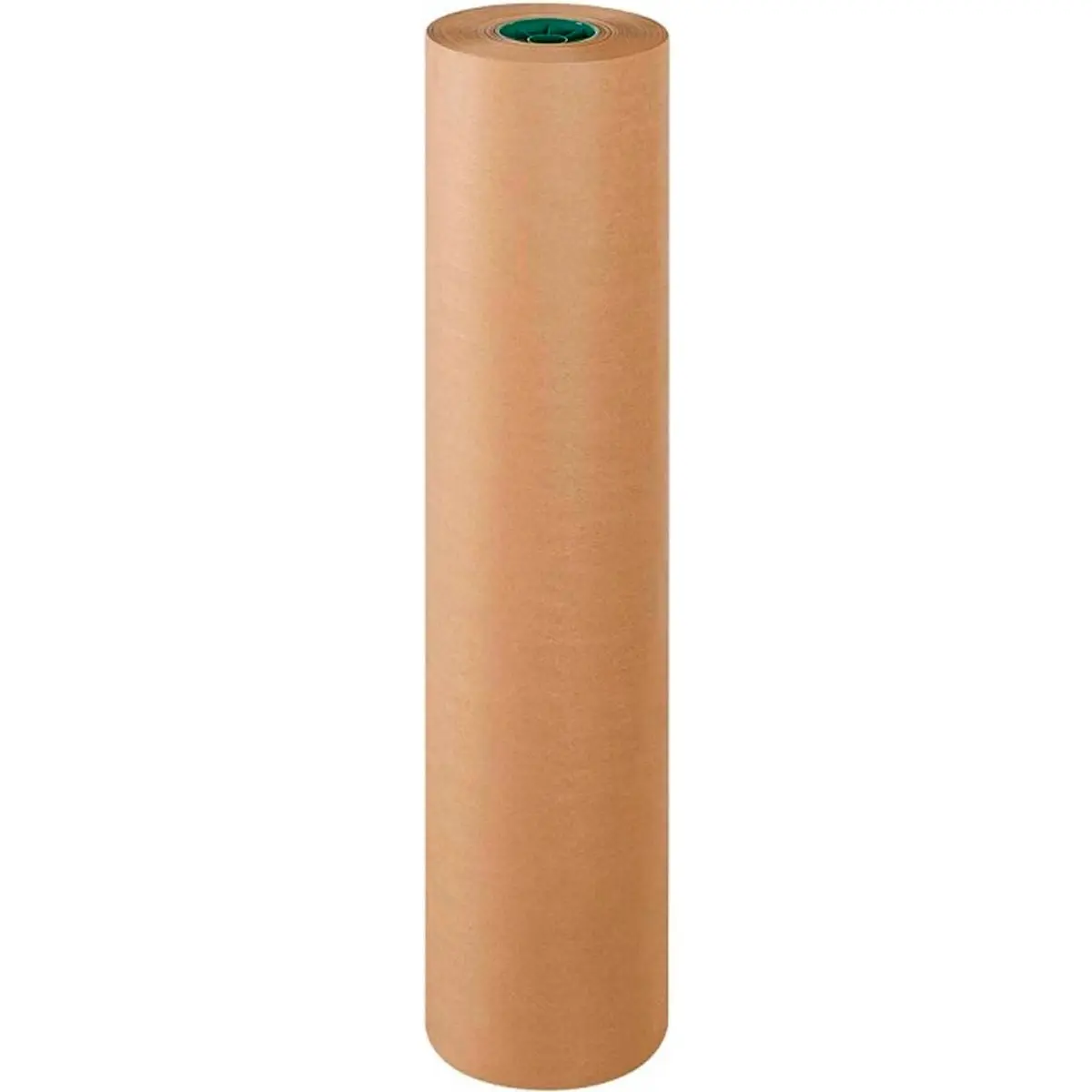 The Packaging Wholesalers BP3294 50# Virgin Kraft Paper Roll - 1 Roll, 10# Gloss Poly Coated, 36 in x 600 ft, Dust-Protective, Grease-Protective, Durable Home Supply with Gloss Side & Everlasting Service Life