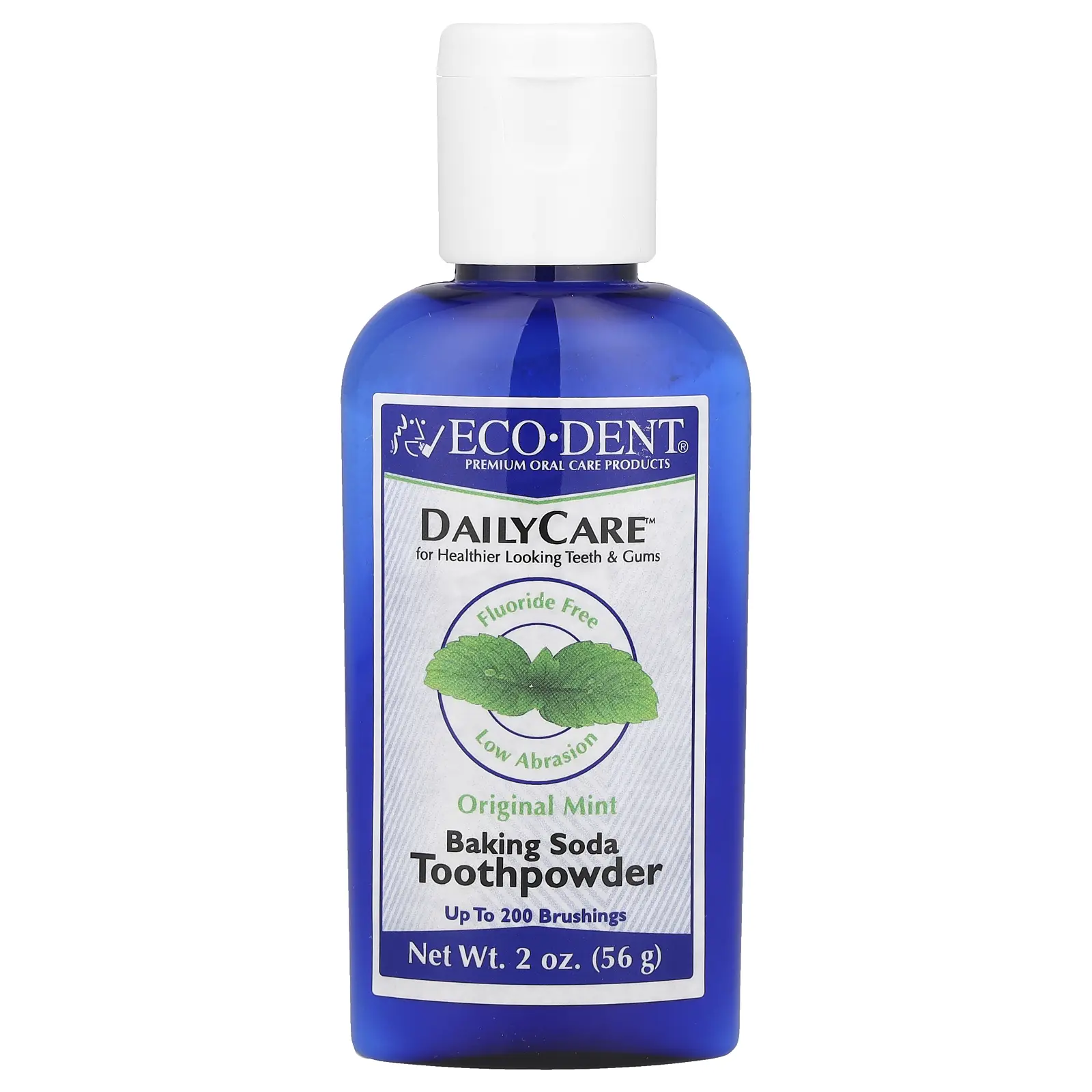 Eco-Dent Daily Care™, Baking Soda Toothpowder, Original Mint, 2 oz (56 g) Eco-Dent Daily Care™, Baking Soda Toothpowder, Original Mint, 2 oz (56 g)