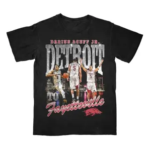 Darius Acuff Jr. Basketball T-Shirt – Graphic Tee Featuring Darius Acuff Jr. in Action, Perfect for Fans, Men's Tops 5HW