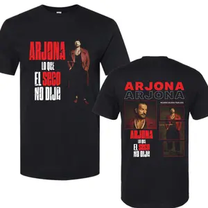Ricardo Arjona Lo Que El Seco No Dijo Tour 2026 Shirt – Latin Music Concert Graphic Tee, Vintage Red Aesthetic Singer Shirt for Men & Women, Arjona Fans Apparel Gift