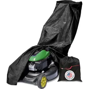 Lawn Mower  - Basic Edition, Black, 210D Marine-Grade - Universal Fit for Zero Turn Mower - Storage Bag Included for Lawn Care Accessories -  Shield for Outdoor Storage