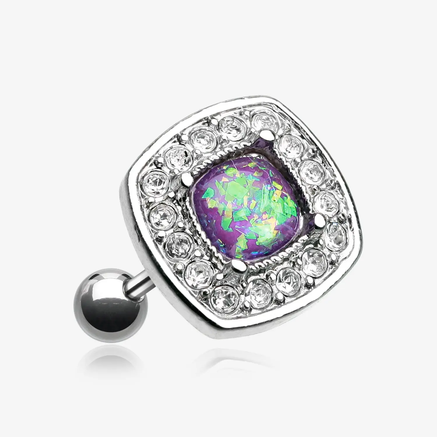 Opal Sparkle Essentia Cartilage Tragus Earring
