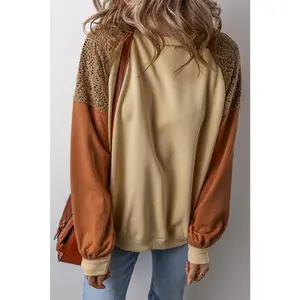 Color Block Long Sleeve Sweatshirt
