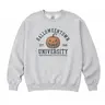 Halloween Town University Pumpkin Sweatshirt - Ash Grey - Halloween Sweatshirt - Spooky Sweatshirt Cotton Fabric Aesthetic Comfy