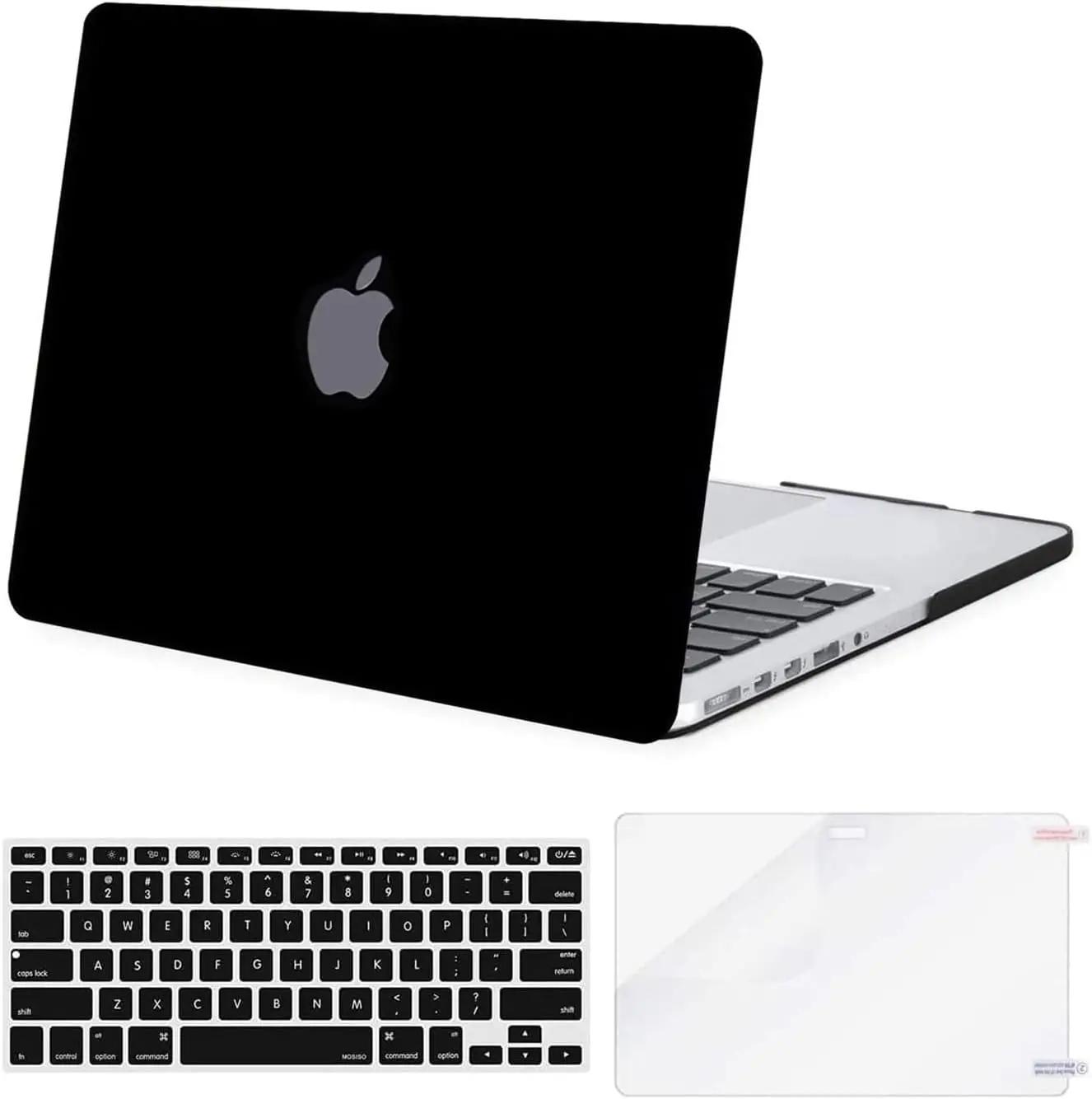 MOSISO Case Compatible with MacBook Pro 13 inch A1502 A1425, Plastic Hard Shell & Keyboard Cover & Screen Protector Compatible with MacBook Pro Retina 13 (Older Version 2015 - end 2012)