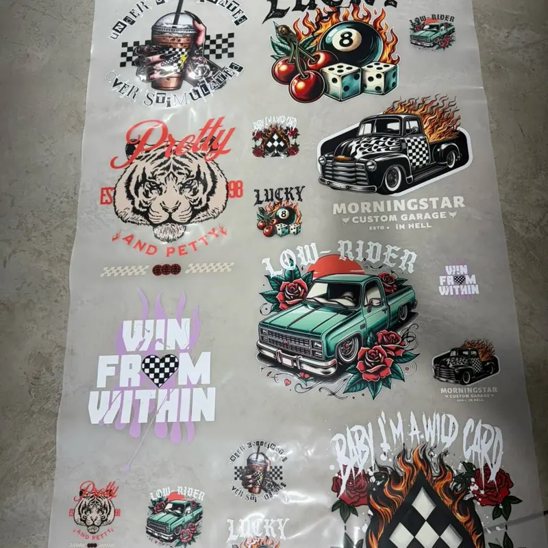 Radddd edgyyy PREMADE 30"X48” GANGSHEET, DTF, DTF TRANSFERS,