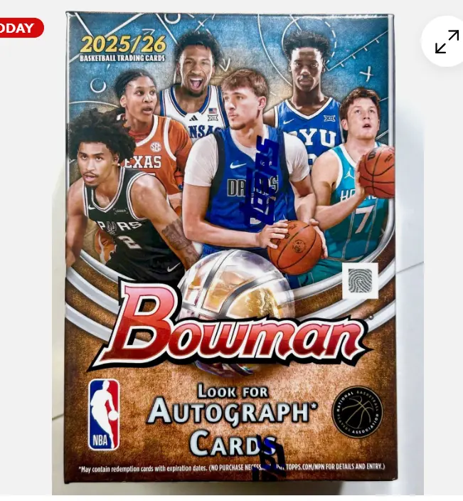 2025-26 Topps Bowman Basketball Blaster Box 2025-26 Topps Bowman Basketball Blaster Box