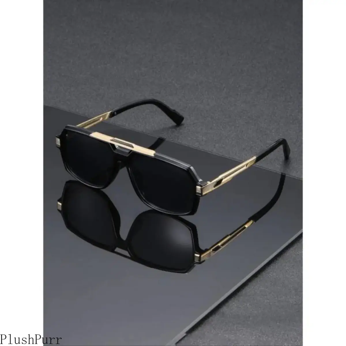 2026 Upgrade Men’s Classic Metal Edge Aviator Sunglasses - Unisex, Decorative Double Bridge, Transparent PC Frame, European Fashion, Trendy Casual Sunglasses, Sunglasses Sports Eyewear for Outdoor Use