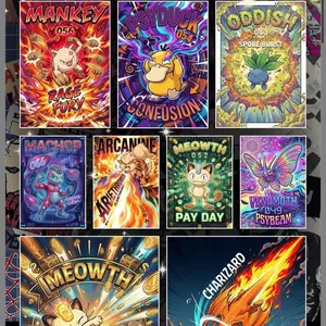 Pokémon Archive (future)Fan Art Custom 8X6 Mini Poster for Anime Enthusiasts Only Verified Collection