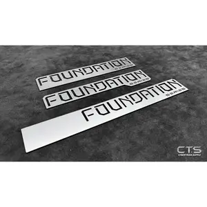 All Metal - Stainless Steel Foundation Series Badges