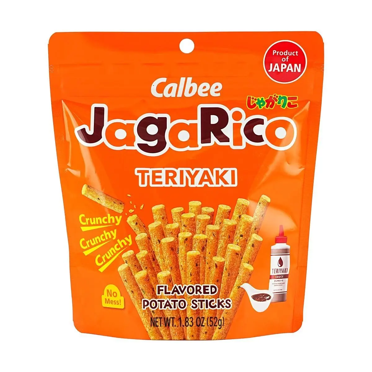 Calbee Japanese Teriyaki Flavor Potato Fries Snack 52g - Crispy & Savory Japanese Snack