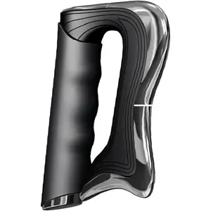 Electric Fascia Knife Massager, EMS Microcurrent Muscle Scraper Tool with 3 Adjustable Intensities - Cordless Portable for Muscle Pain Relief and Recovery（Black）