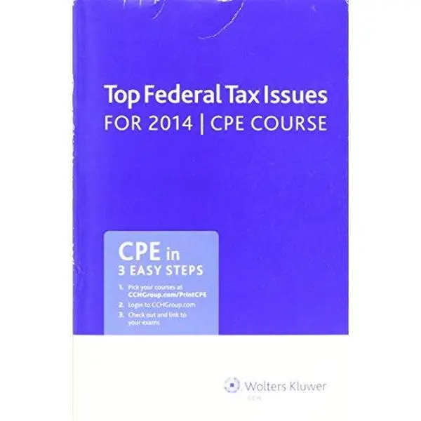 USED-Top Federal Tax Issues for 2014 CPE Course by CCH Editorial Staff (Paperback)