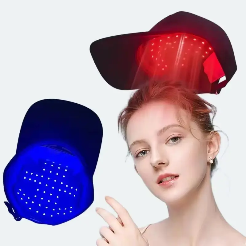 Lightweight LED Blue Light Therapy Scalp Treatment Cap, Ideal for Work or Travel, Hair Growth Cap, Solid Form, Made in Guangzhou, China
