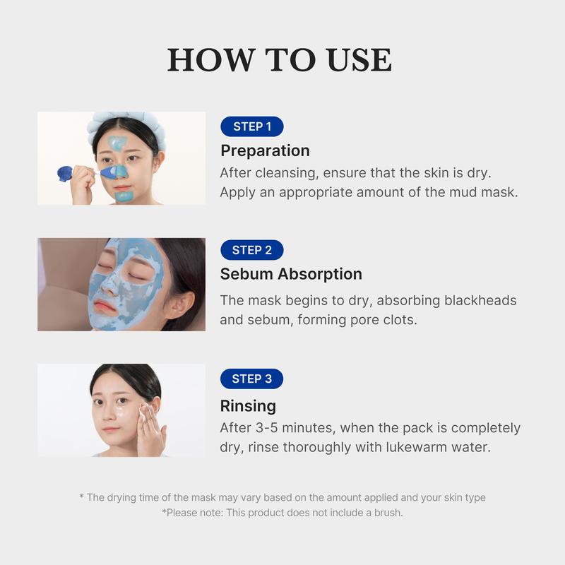 [medicube] Zero Pore Blackhead Mud Mask |  3 min mud mask |  pore care | Strong Blackhead Absorption |