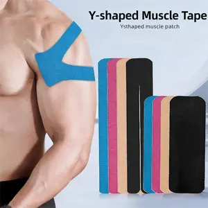 Y-Shaped Kinesiology Tape – Elastic Muscle Support Tape for Knee, Elbow & Multi-Body Sports Support