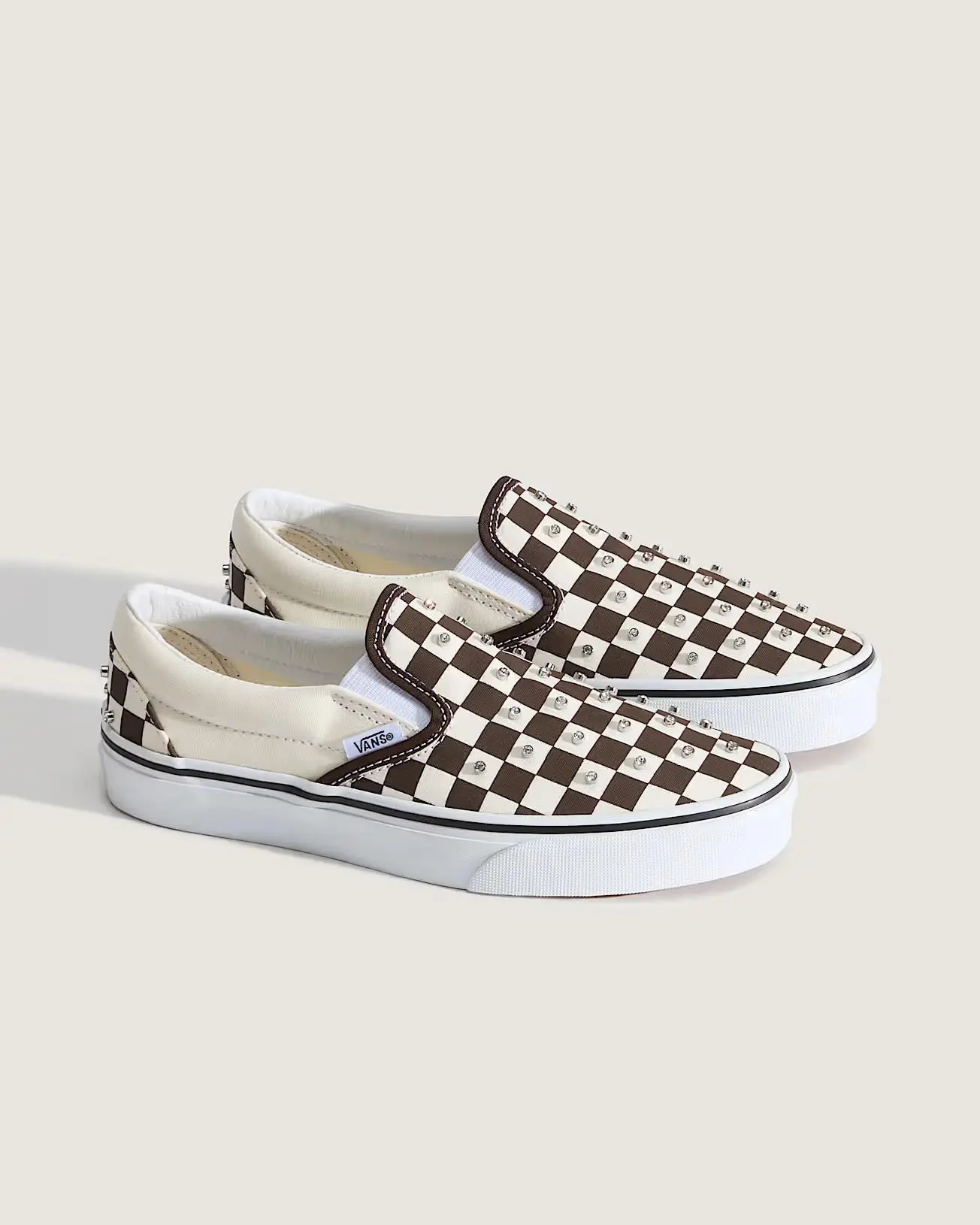 VANS Unisex Classic Slip-On Low Top Sneaker Rhinestone/Demitasse