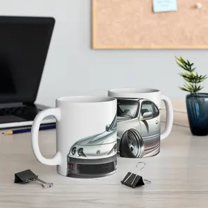 2001 Acura Integra Caricature Coffee Cup 11oz Ceramic Classic Mug