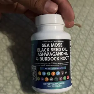 Product Review of Clean Nutraceuticals Sea Moss, Black Seed Oil, Ashwagandha, Turmeric, Bladderwrack, Burdock, Vitamin C, Vitamin D3 with Elderberry Manuka Supplement Capsules – MultiMineral from C**r