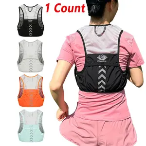 1PCS Quick Dry Running Hydration Vest for Men Women, Reflective Lightweight Water Backpack for Rave
