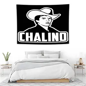 Chalino Sanchez Cowboy Portrait Tapestry, Mexican Music Fan Wall Decor, Casual Knit Style, Home Decoration, Model Xinghao