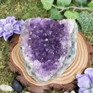 Uruguay Amethyst Crystal Cluster #10 - Crown/Third Eye Chakra Healing Stones