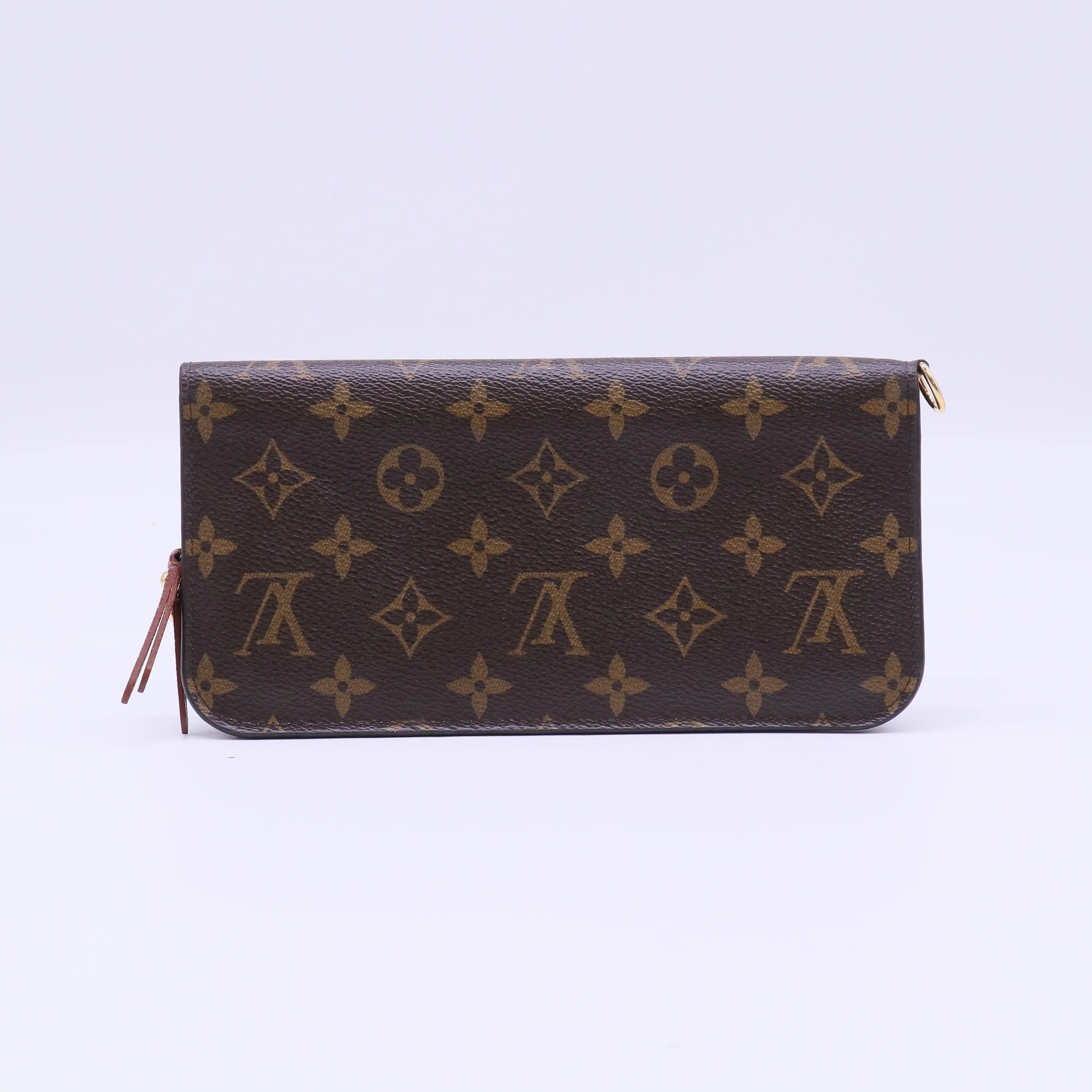 Pre-owned Louis Vuitton Leather Small Leather Goods Monogram Canvas Insolite Wallet W21921
