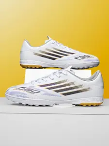 Unisex's Letter Print Low Top Spike Football Shoes, Breathable Comfortable Football Cleats, Football Training Shoes, Football Boots for All Seasons, Soccer Shoes