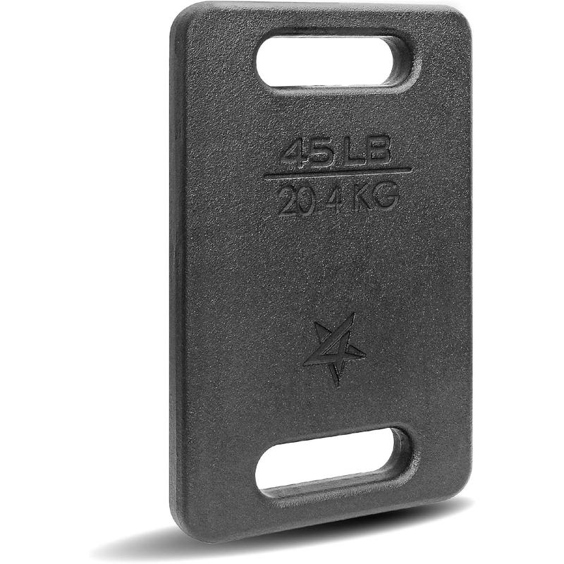 Yes4All Ruck Weight Plate, Cast Iron Rucking Plates with Wide Grip for ...