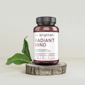Dr. Brighten Radiant Mind - Saffron-Based Formula for Brain Fog, Mood & Memory Support for Women