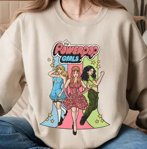 The Powerpop Girls Shirt, Chappell&Sabrina&XCX Shirt, T-Shirt Cotton Sweatshirt, Hoodie