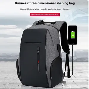 Durable Backpack Stylish High Capacity Laptop Bag Premium Business Backpack for Men Multifunctional USB Charging Backpack Perfect for Professionals and Students