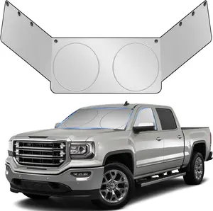 Car Sunshade Innovative No-Light-Pass Technology for Maximum Protection Foldable Sun Shade Keeps Your Vehicle Cool Fit for Cars, Trucks, and SUVs, Car Exterior Accessories