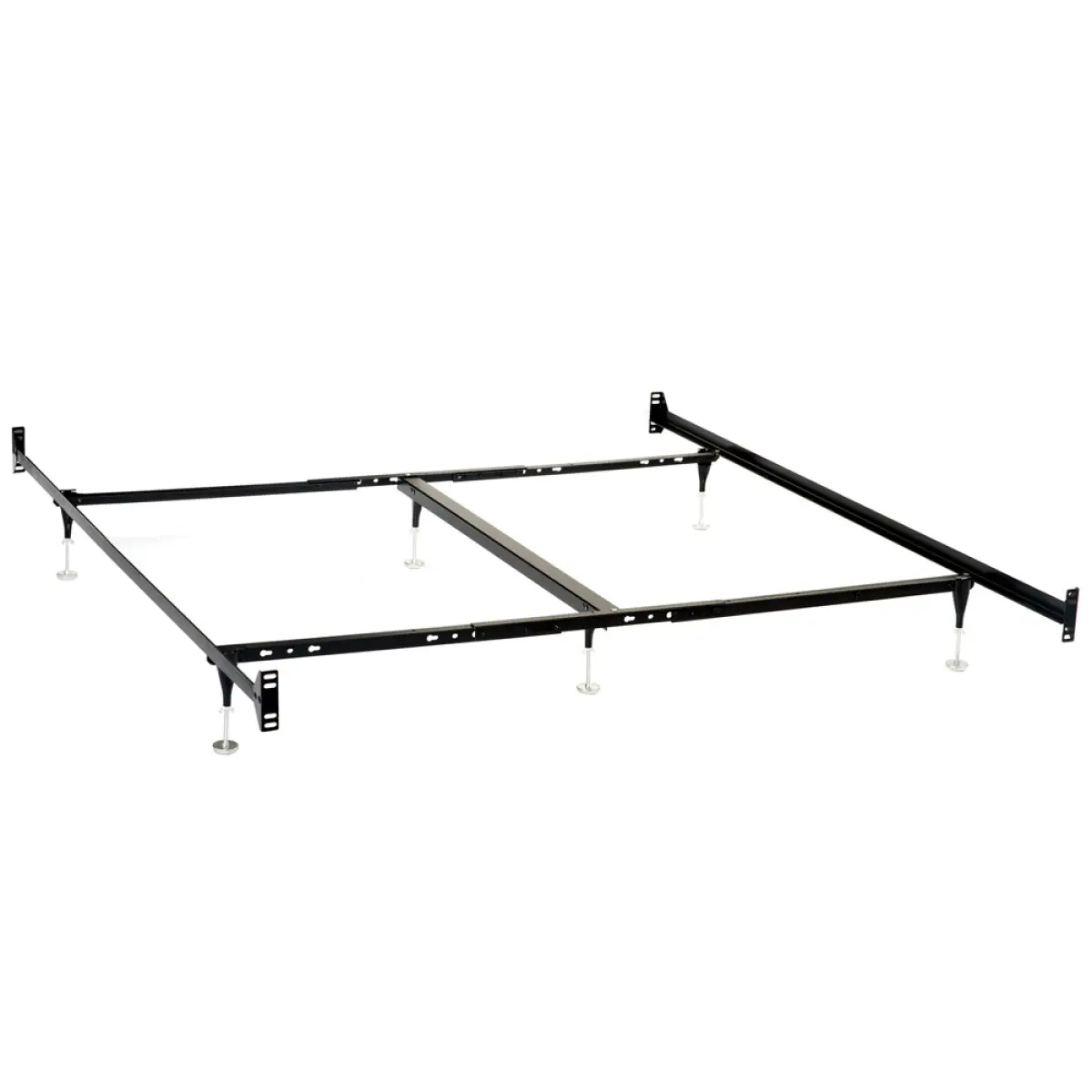 Renee Steel Metal California King Bed Frame - 72.25x82.50x9.25in, 30.58 lbs, Stable, Balanced Load, Durable Finish, Assembly Required