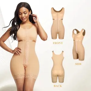 Fajas Colombianas Reductoras y Moldeadoras Shapewear for Women Tummy Control Postpartum Girdle Stage 2 BBL Faja