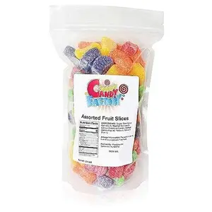 Sarah's Candy Factory Assorted Fruit Slice Candy in Resealable Bag, 2.5 Lbs