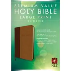 USED-Premium Value Large Print Slimline Bible-NLT (Unknown)