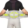 aoFIT Adjustable Back Brace - Supportive Posture Strap with Biomimetic Wrap, Customizable Tension, Breathable Design for Sedentary Lumbar Discomfort, Spinal Care, Exercise Use