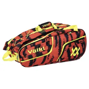 Tour Zebra Mega 12 Pack Tennis Bag Lava Red and Black