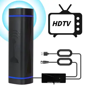 TV Antenna for Smart TV Indoor, Digital Indoor HD Antennas with Signal Booster,Long Range Receives HD Local Channels ,No Monthly Fee for Smart TV & Older TV