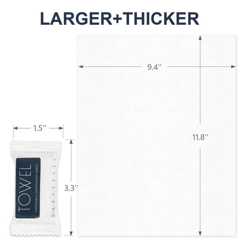 Disposable Compressed Towels Pack of 30 Soft Thick Hygienic for Cleansing Makeup Removal Travel Hotel Stays Daily Use Portable Cotton Towel