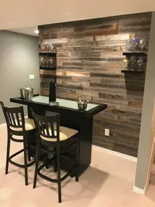 Peel & Stick Rustic Reclaimed Barn Wood Wall Paneling for accent walls